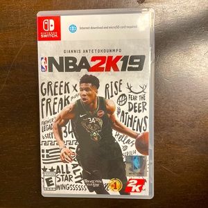 NBA 2k19 Nintendo switch game